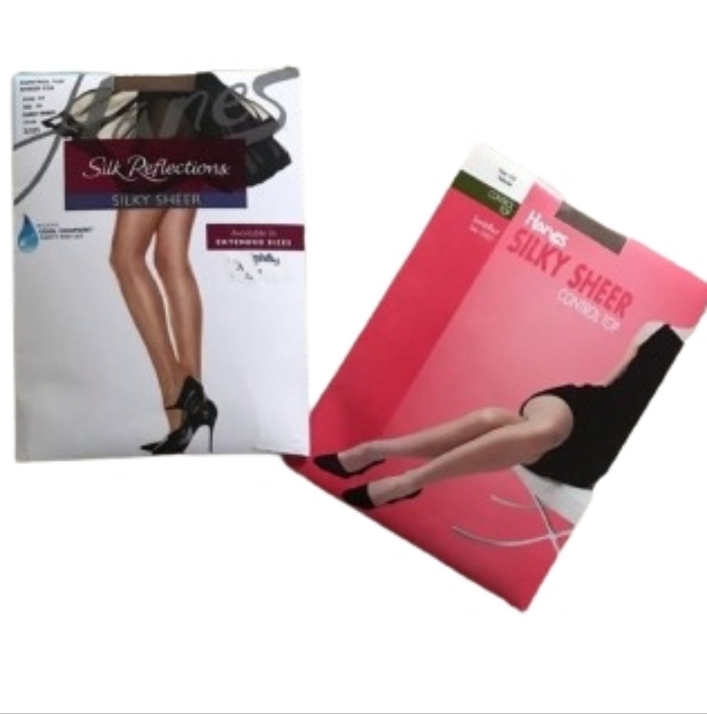 Hanes.Silk Reflections 2 Pairs Pantyhose